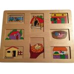 Animal homes puzzle
