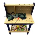 Tool bench with tools 