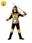 Gold Ninja Costume - Size 5-7