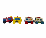 Wooden emergency vehicles
