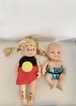 Aboriginal art dolls