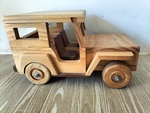 Wooden jeep