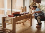 Wooden conveyer belt 