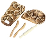 Dough Set including Fruit and Vegetable cutters