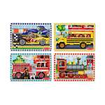 Vehicles puzzles in a box (4 x 12)