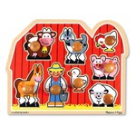 Farm 8 piece peg puzzle