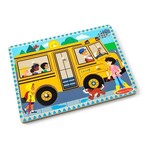 The Wheels on the Bus Song 6 piece puzzle