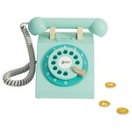 1463: Wooden classic dial phone