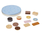 Wooden Biscuits in Tin