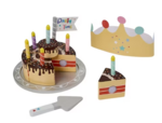 Wooden Party Time Cake