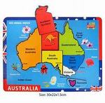 Raised Wooden Puzzle Australia