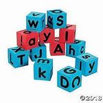 Alphabet Foam Dice Set