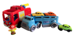First Fire Truck & Car Carrier