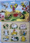 Farm Animals and Insects Puzzles