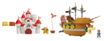 Super Mario Bowser's Airship+Mushroom Castle