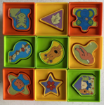 Shape and Sort Puzzle Blocks