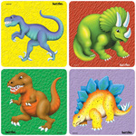 P162: Dinosaur Raised Puzzles Set