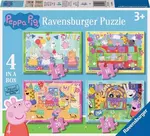 Peppa Pig 4 in 1 Puzzle Set