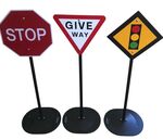 Steel Toy Road Signs