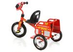 Fire Tandem Pedal Trike