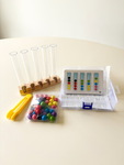 Colorful Bead Sorting Test Tube Set