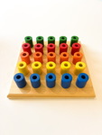 Colour Peg and Stack Board