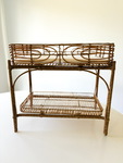 Wicker Bassinet / Change Table for Dolls