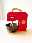 Wooden Mixer and Bowl