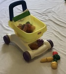 Shopping Trolley with Groceries 