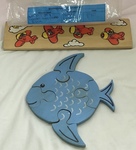 Wooden Fish and wooden Areoplane 
