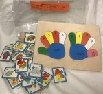 Wooden Hand & Alphabet