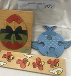 Wooden Fish-Aeroplane-Egg