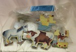 Giant Wooden Farm Animals Floor Puzzle 