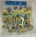 Wooden Country Life Puzzle 