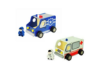 Deluxe Police Car & Ambulance