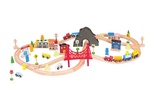 E038: Wooden train set