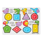 Shapes peg puzzle