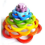 Wooden Stacking Flower