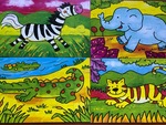 4 in 1 Animal Puzzle 