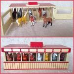 Horse stable with 8 horses