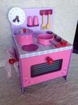 Purple wooden stove PLUS Accessory Box