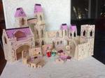 Folding princess castle GOLD STAR plus bag