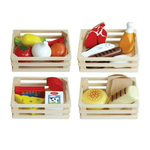 Wooden food set