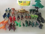 Tub of small dinosaurs