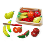 Wooden fruit cutting