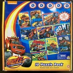 Blaze and the Monster Machines 10 Puzzle Pack