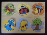 Wooden animal puzzle
