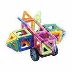 Magnetic tiles and wheels