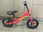 Red fluid balance bike