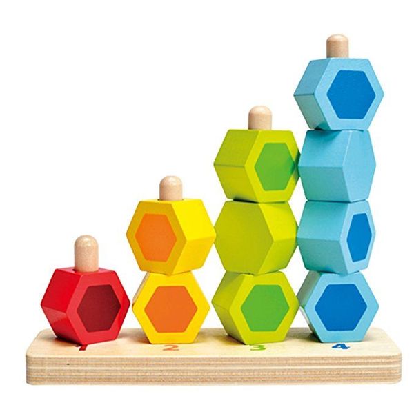 80351: Hape Wooden Counting Stacker